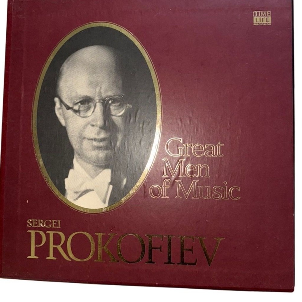 Time Life Great Men of Music Sergei Prokofiev 4 LP Box‎ Set Vintage